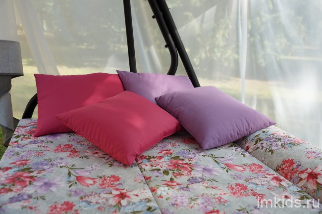 Качели садовые OLSA "Турин Премиум FLOWER"