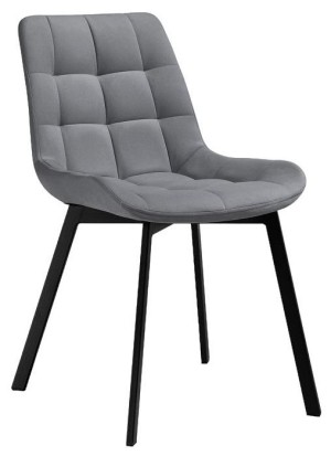 Стул Челси (черный  серый dombai 02 490x600x800)