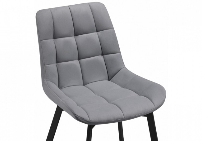 Стул Челси (черный  серый dombai 02 490x600x800)