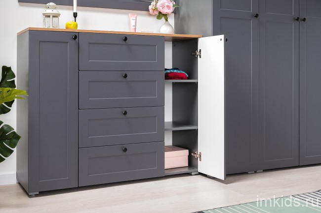 Комод Остин 16.221, Графит