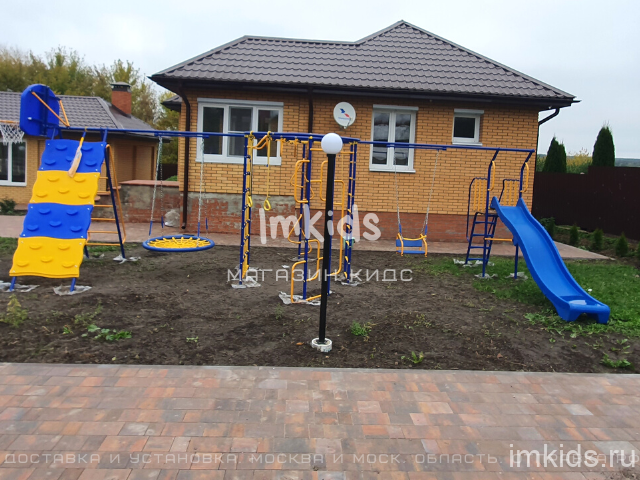 VERESK Дополненительный модуль Горка к комплексу (с площадкой и широкими ступенями)