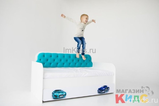 Детская кровать тахта "Бирюзовая"