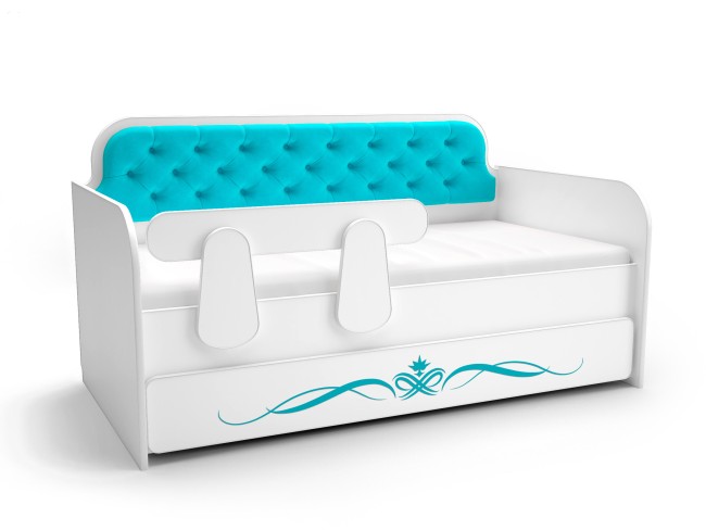 Детская кровать тахта "Бирюзовая"