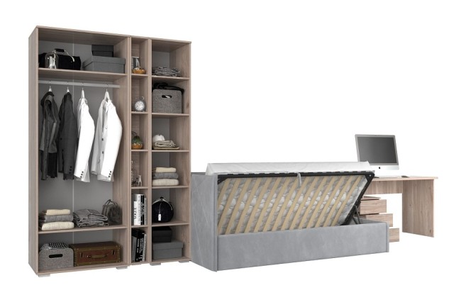 Гарнитур для детской Лайк К142 (дуб мария галька, дуб мария галька )