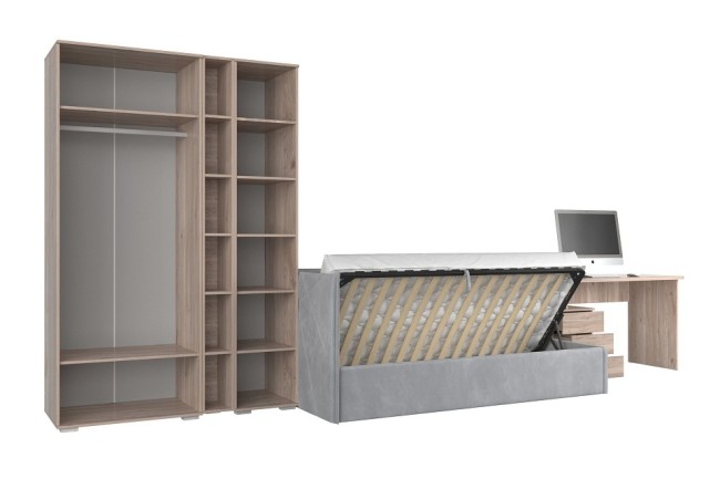 Гарнитур для детской Лайк К142 (дуб мария галька, дуб мария галька )