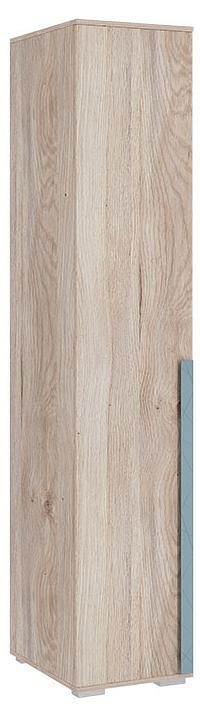 Шкаф платяной Лайк 01.01 (дуб мария дуб мария, индиго  400x550x2100)