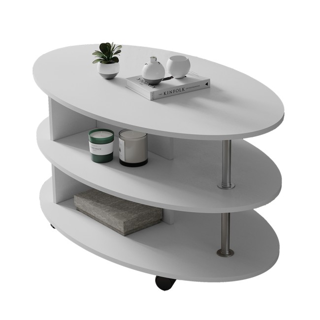 Столик журнальный Консул-4, белый