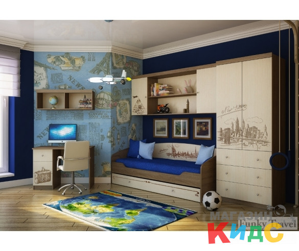 Мебель для детской комнаты "Фанки Тревел" композиция 1