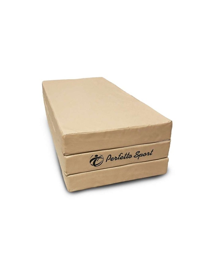 Мат № 4 (100 х 150 х 10) складной "PERFETTO SPORT" бежевый