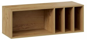 Полка навесная Хилтон Исп 1.1 (дуб крафт золотой   940x321x328)