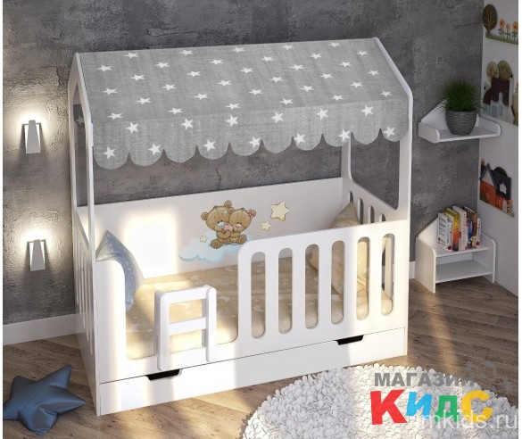 Кровать домик Сказка для 2-х детей 160х80