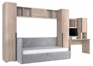 Гарнитур для детской Лайк К107 (дуб мария графит, дуб мария графит )