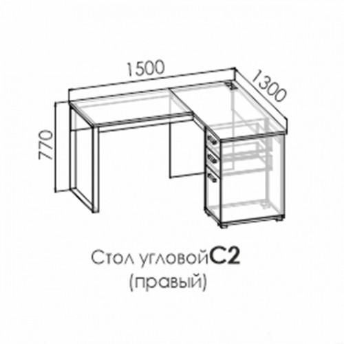 Стол 2 "Либерти Блэк"