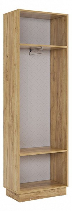 Шкаф платяной Моди (дуб крафт золотой белое дерево  600x350x1885)
