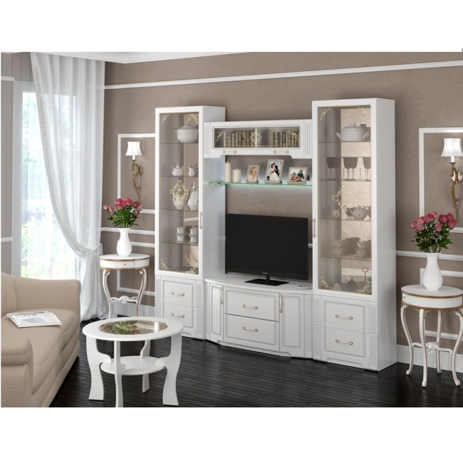 Полка стеклянная Виктория 38