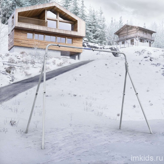 Качели двойные (без качелей) Romana R.103.28.04 (серый)