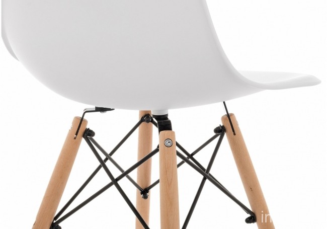 Стул Eames PC-015 (белый, натуральный, черный 460x490x830) Стул Eames PC-015 (белый, натуральный, черный 460x490x830)