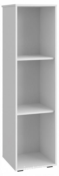 Шкаф для белья Оскар ОС-01 (белый структурный графит  400x430x1470)