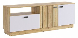 Тумба Моди (дуб крафт золотой белое дерево  1550x350x550)