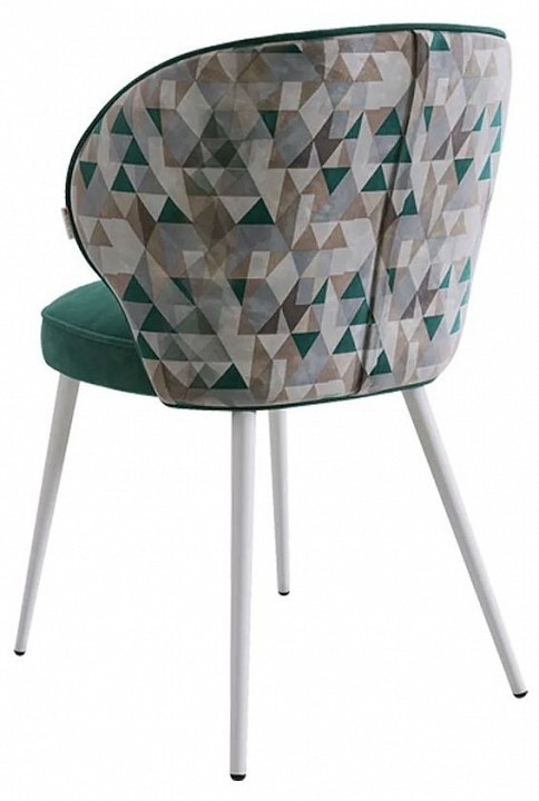 Стул Остин (белый  зеленый 520x550x845)