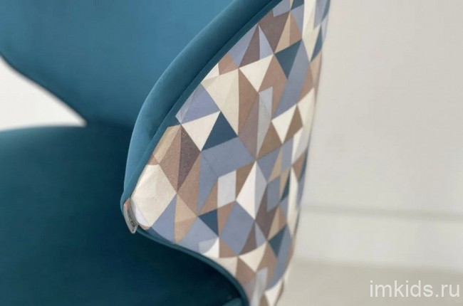 Стул Остин (белый  зеленый 520x550x845)