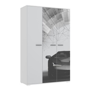 ЛАМБО Шкаф 3-х дверный Ш3