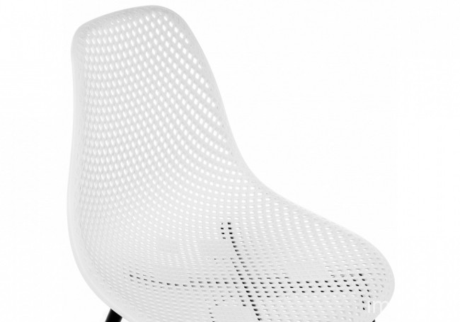 Стул Vero (белый, черный 470x520x840) Стул Vero (белый, черный 470x520x840)