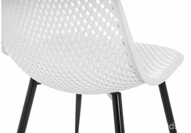 Стул Vero (белый, черный 470x520x840) Стул Vero (белый, черный 470x520x840)