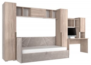 Гарнитур для детской Лайк К107 (дуб мария дуб мария, какао капучино )