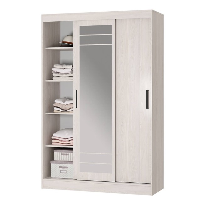Шкаф-купе Тео ШКК-02, ясень белый