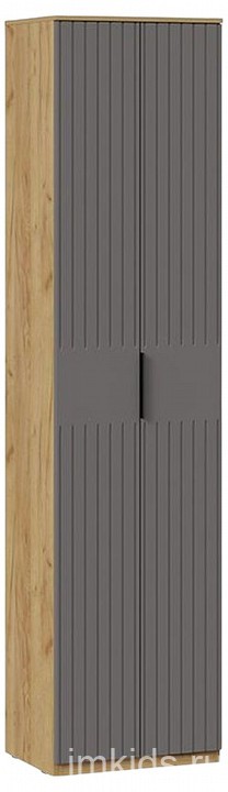 Шкаф платяной Хилтон Исп. 2 (дуб крафт золотой графит  552x428x2260)