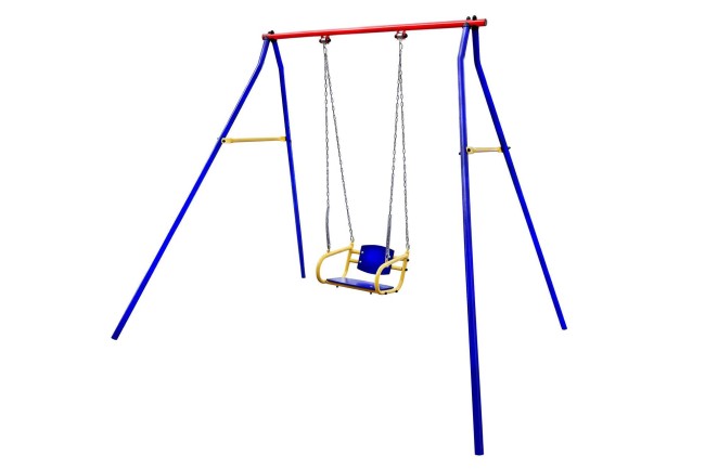 Качели дачные "Пионер 1К" + качели цепные со спинкой