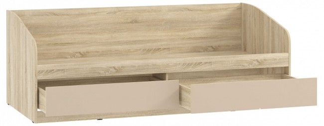 Кровать Акварель НМ 041.50-01 М2 (дуб сонома капучино  1942x846x700)