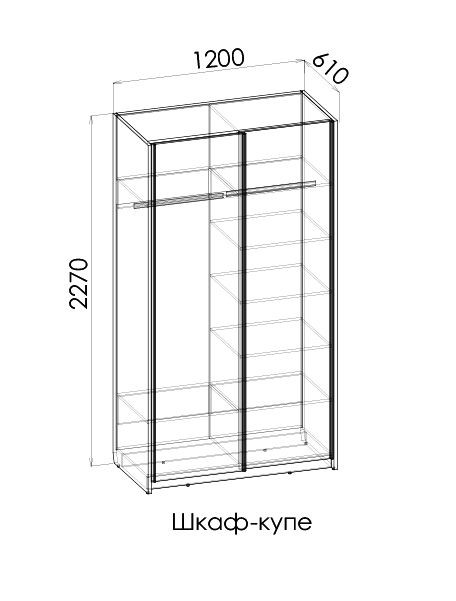 ЛАМБО Шкаф-купе