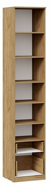 Шкаф комбинированный Хилтон Исп. 2 (дуб крафт золотой белый  450x428x2260)