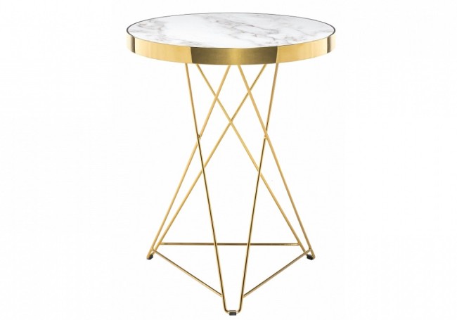 Стол журнальный Milena (золотой, черный   600x760)