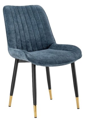 Стул Seda (золотой, черный  синий 520x490x860)