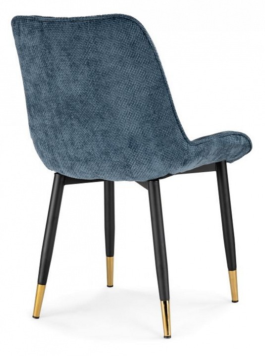 Стул Seda (золотой, черный  синий 520x490x860)