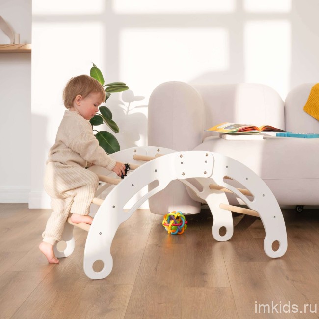 Арка-качалка "Romana Eco5" (03.20.05) дерево/белый