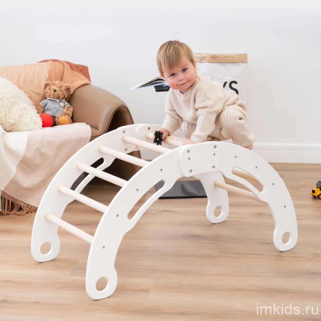 Арка-качалка "Romana Eco5" (03.20.05) дерево/белый