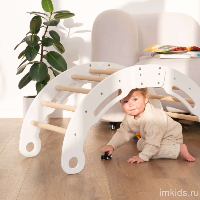 Арка-качалка "Romana Eco5" (03.20.05) дерево/белый