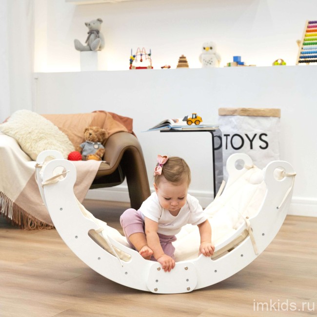 Арка-качалка "Romana Eco5" (03.20.05) дерево/белый