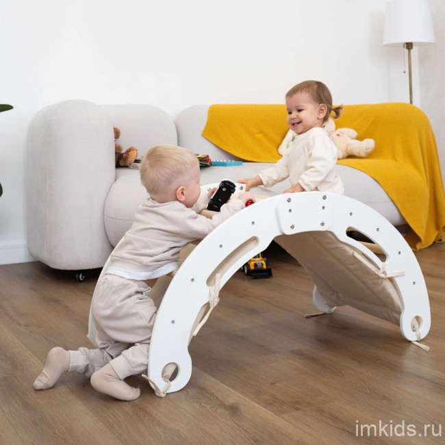 Арка-качалка "Romana Eco5" (03.20.05) дерево/белый