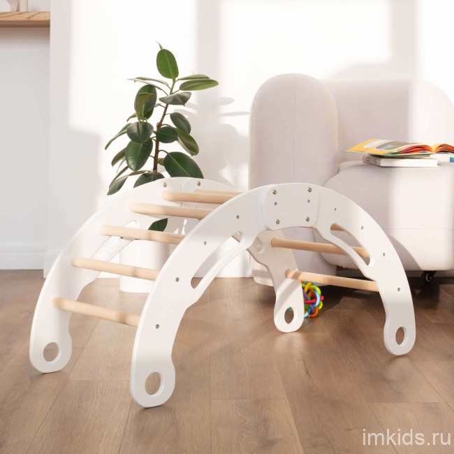 Арка-качалка "Romana Eco5" (03.20.05) дерево/белый