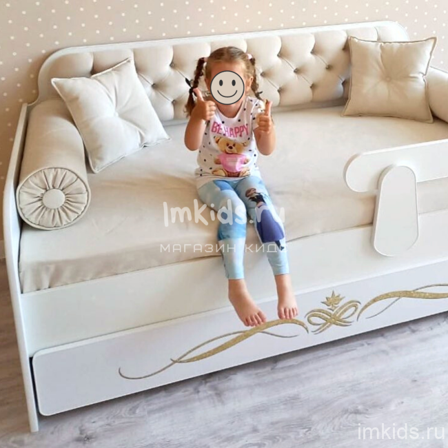 Детская кровать тахта "Классик" любой цвет Детская кровать тахта "Классик" любой цвет