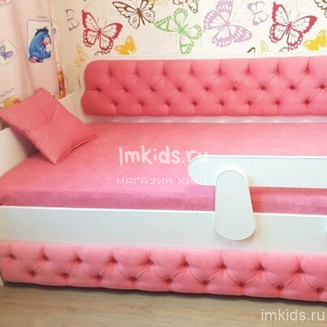 Детская кровать тахта "Розовый коралл"