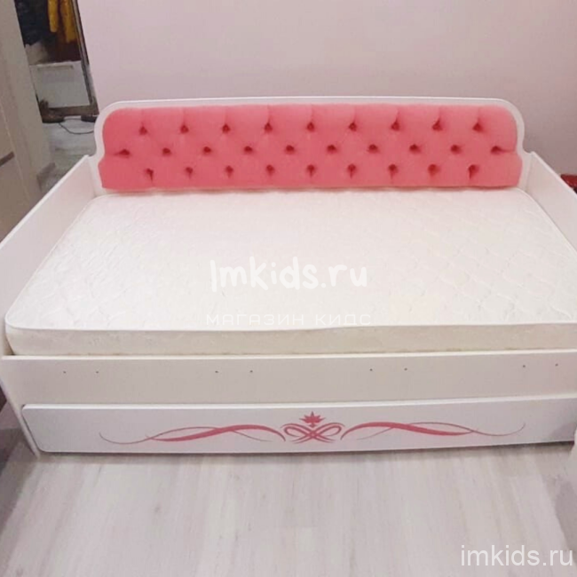 Детская кровать тахта "Розовый коралл"