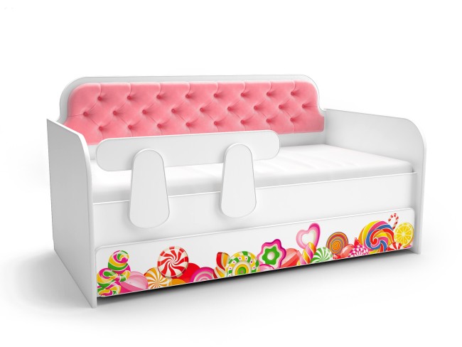 Детская кровать тахта "Розовый коралл"