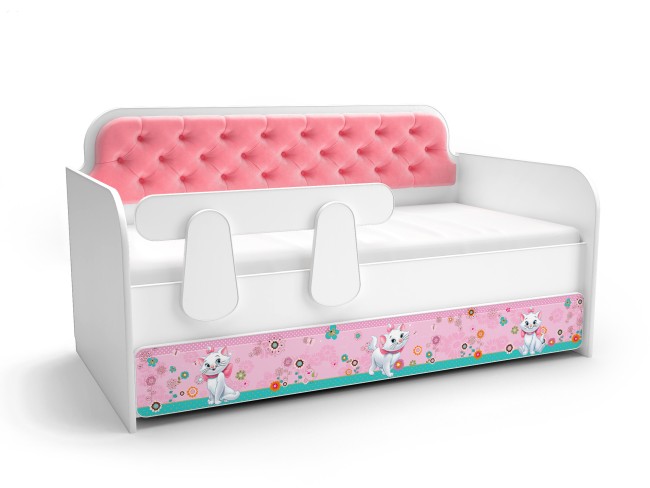 Детская кровать тахта "Розовый коралл"