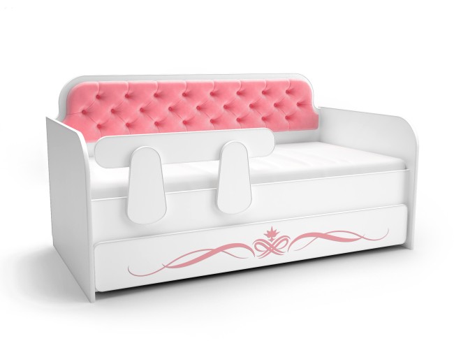 Детская кровать тахта "Розовый коралл"